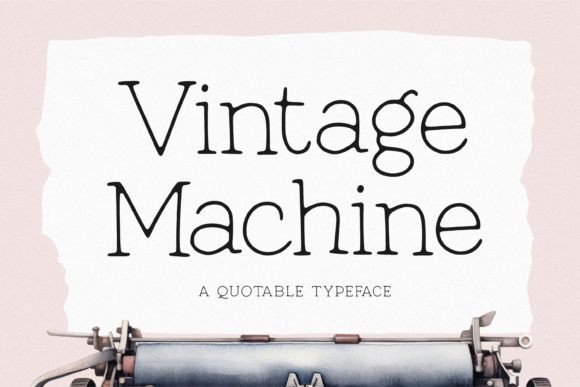 A Designer's Deep Dive Into the Vintage Machine Typeface