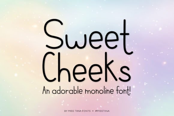 A Designer's Take on Sweet Cheeks: The Casual Font That Works