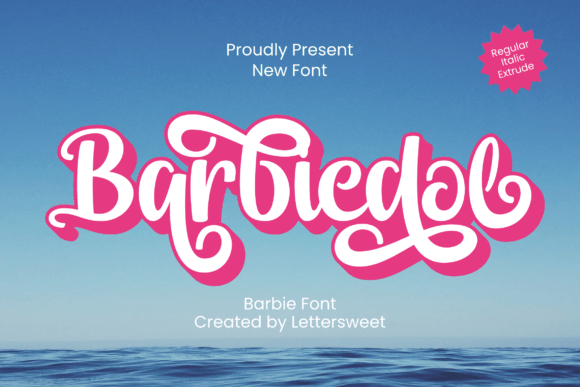 Barbiedol: A Script Font That Feels Like a Celebration