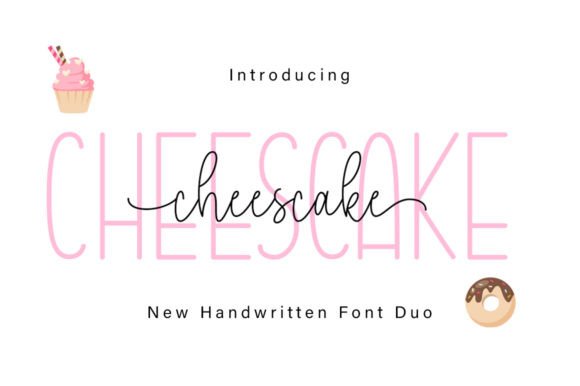 Crafting Elegance: The Cheescake Duo Typeface for Creators