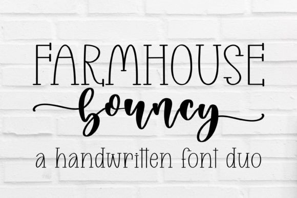 Farmhouse Bouncy: A Review of This Charming Handwritten Font