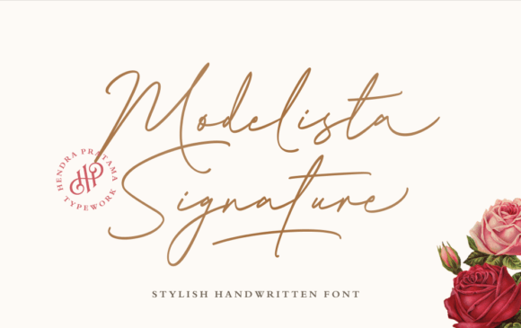 Modelista: A Script Font for Modern Campaign Elegance