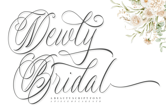 Newly Bridal: An Elegant Script Font for Digital Designs