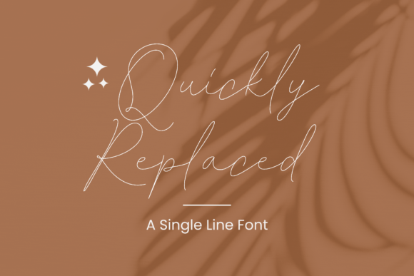 Quickly Replaced: A Font That Works in the Real World