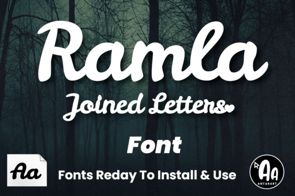 Ramla: The Connected Script Font for Modern Web Brands