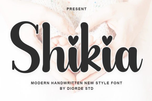 Shikia: A Friendly Handwritten Font for Real Branding Projects