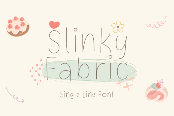 Slinky Fabric: The Versatile Font for Modern Crafts and Products
