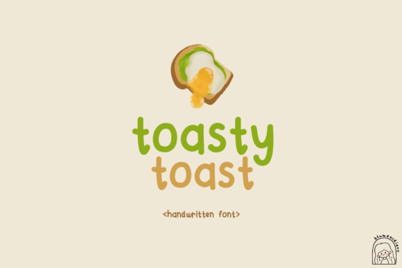 Toasty Toast: A Playful Handwritten Font for Crafters